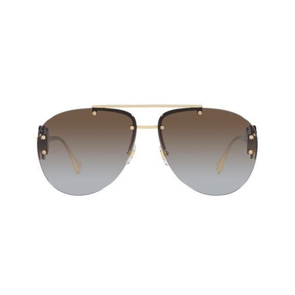 NEW VERSACE BROWN SUNGLASSES - Picture 2 of 6